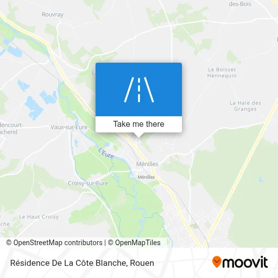 Résidence De La Côte Blanche map