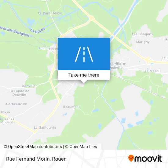 Mapa Rue Fernand Morin