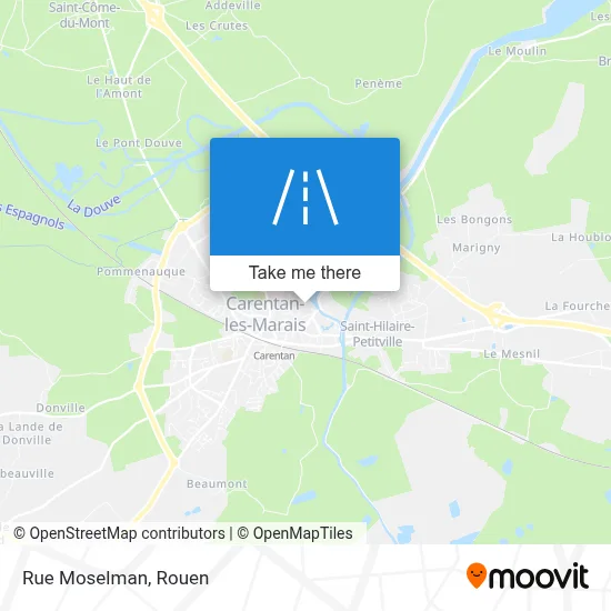 Rue Moselman map