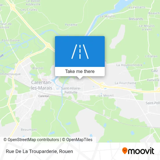 Rue De La Trouparderie map