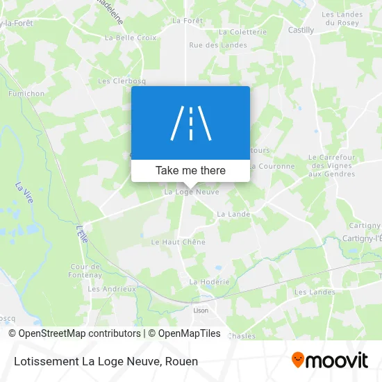 Lotissement La Loge Neuve map