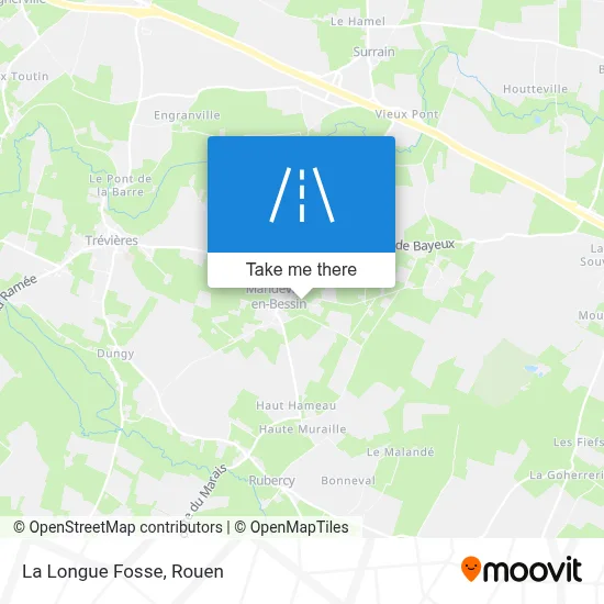 La Longue Fosse map
