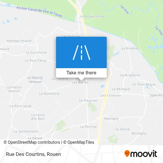 Rue Des Courtins map