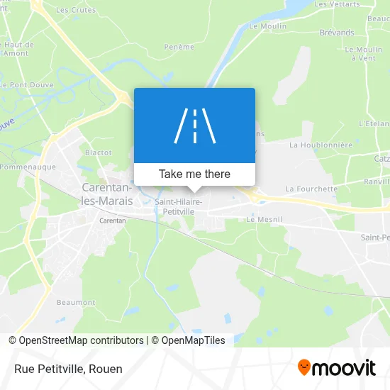 Rue Petitville map