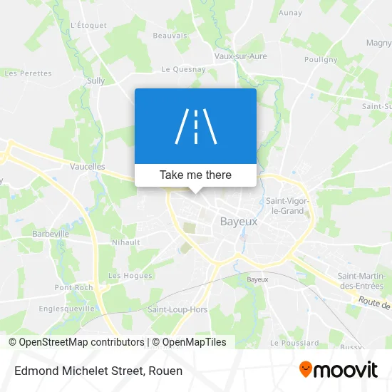 Rue Edmond Michelet map