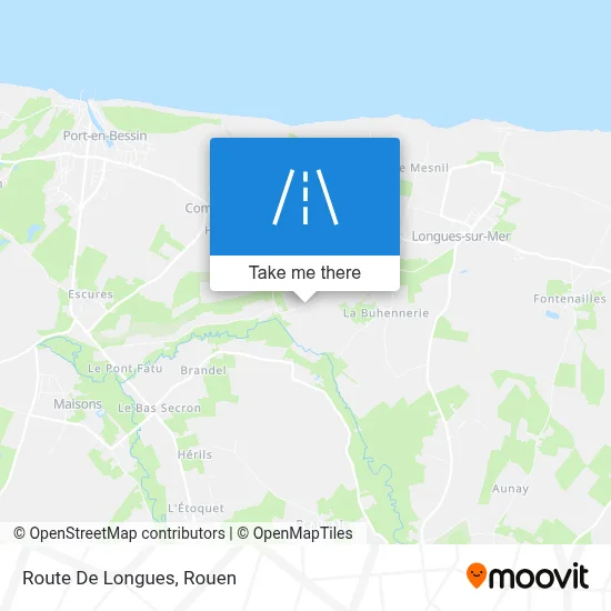 Route De Longues map