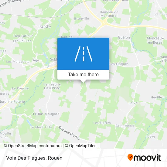 Voie Des Flagues map