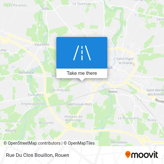 Rue Du Clos Bouillon map