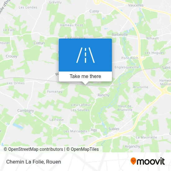 Chemin La Folie map