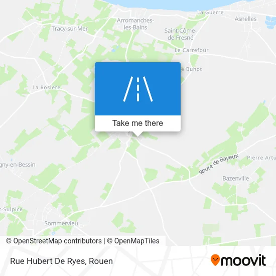 Rue Hubert De Ryes map