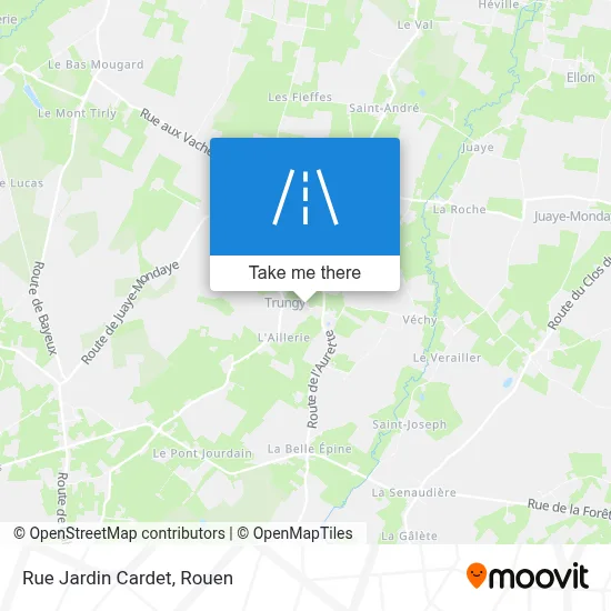 Rue Jardin Cardet map