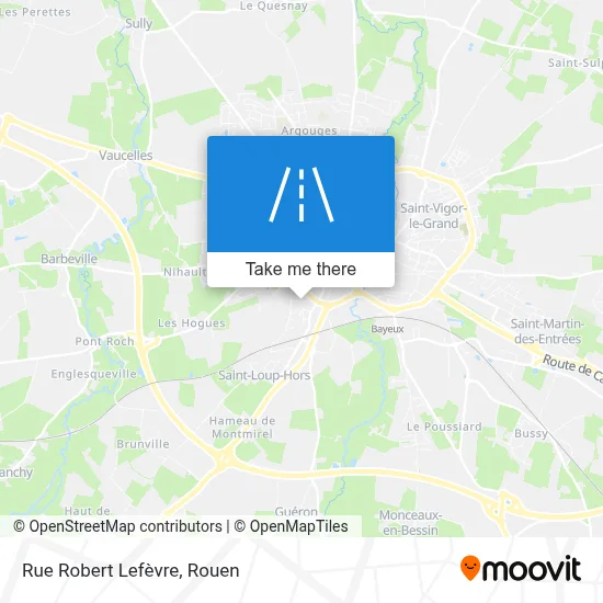Mapa Rue Robert Lefèvre
