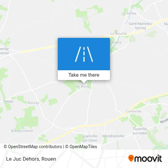 Le Juc Dehors map