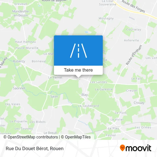 Rue Du Douet Bérot map