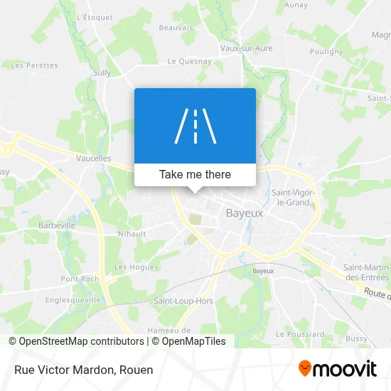 Rue Victor Mardon map