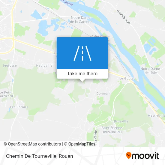 Chemin De Tourneville map