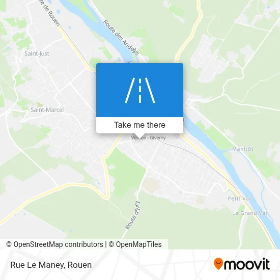 Rue Le Maney map