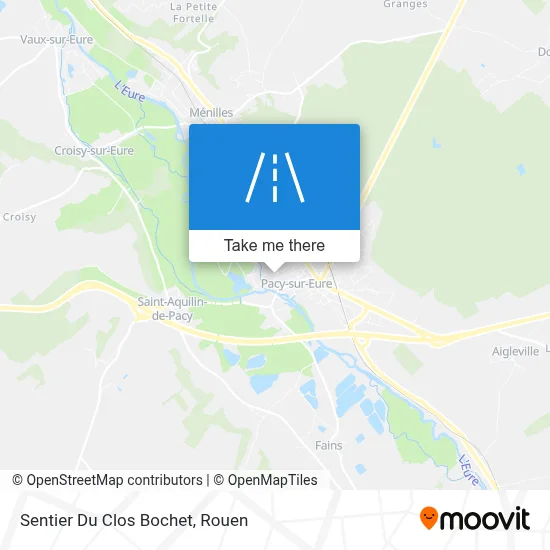 Sentier Du Clos Bochet map