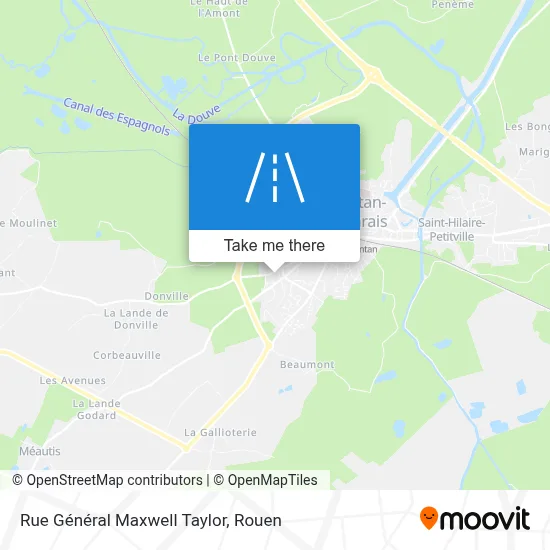 Rue Général Maxwell Taylor map