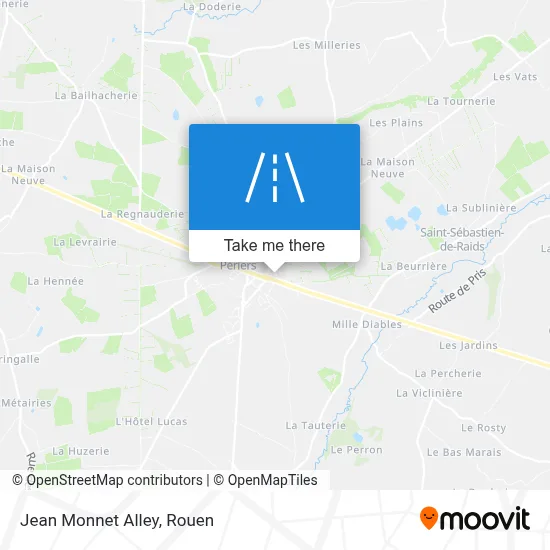Allée Jean Monnet map