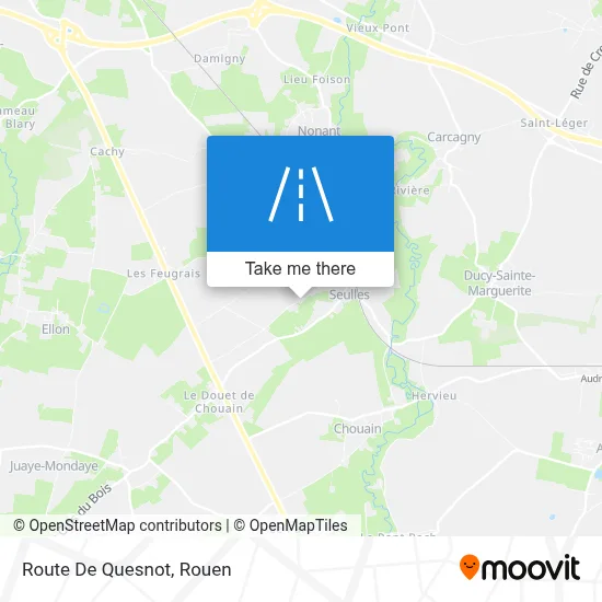 Route De Quesnot map