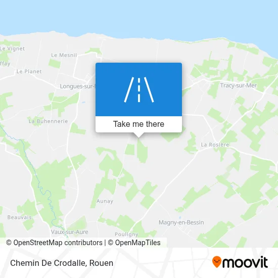 Chemin De Crodalle map
