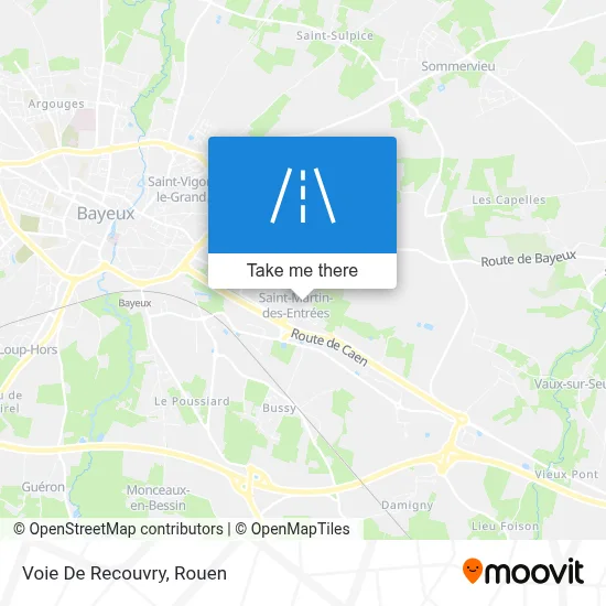 Voie De Recouvry map