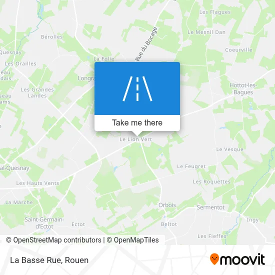 La Basse Rue map