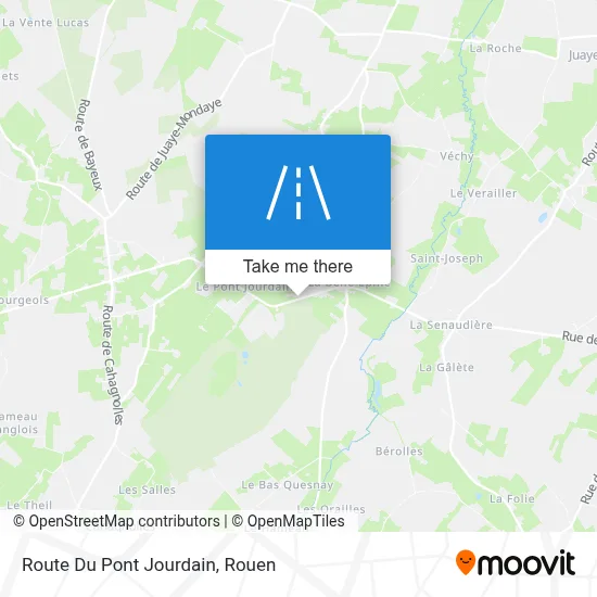 Route Du Pont Jourdain map