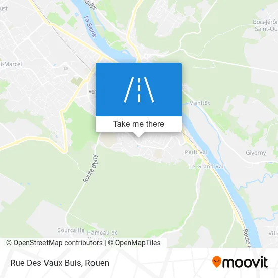 Rue Des Vaux Buis map