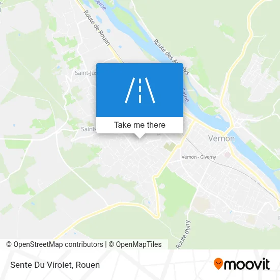 Sente Du Virolet map