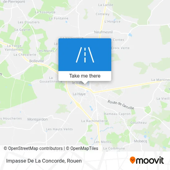 Impasse De La Concorde map