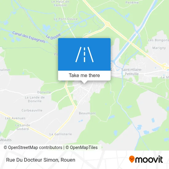 Rue Du Docteur Simon map