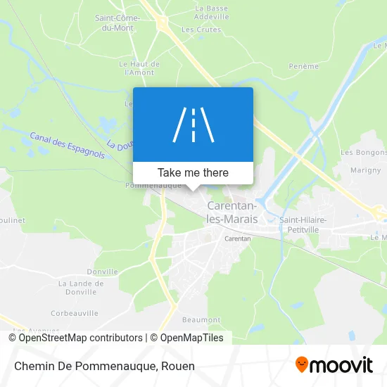 Chemin De Pommenauque map