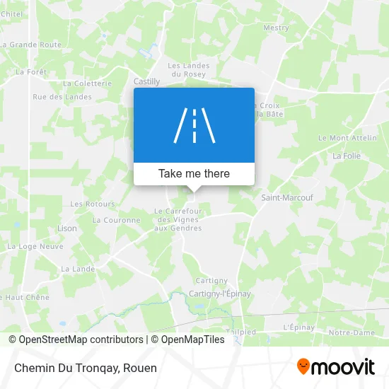 Chemin Du Tronqay map
