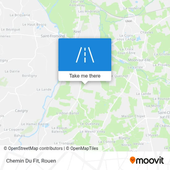Mapa Chemin Du Fit