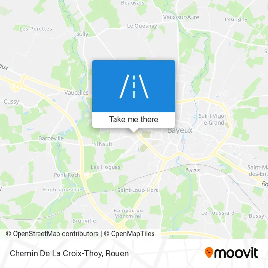 Chemin De La Croix-Thoy map