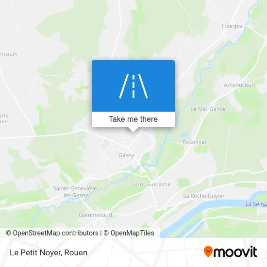 Le Petit Noyer map