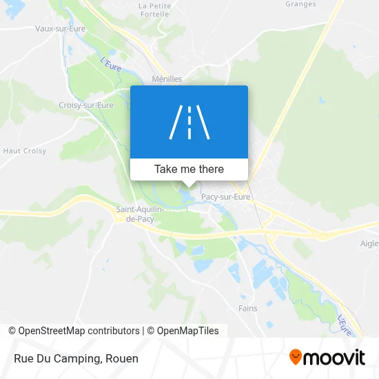 Rue Du Camping map