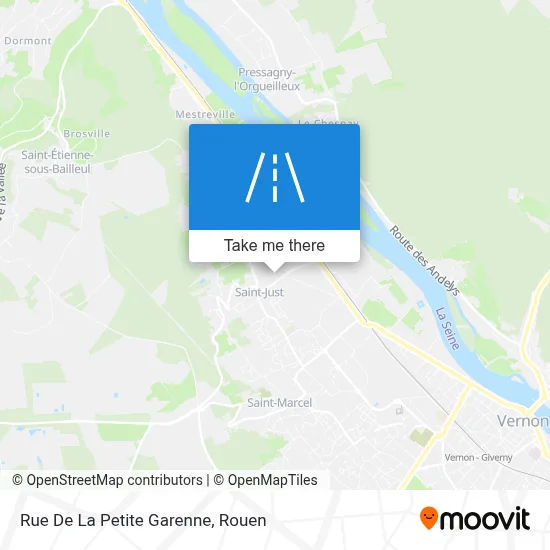 Rue De La Petite Garenne map