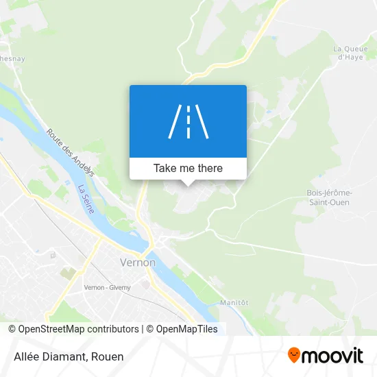Allée Diamant map