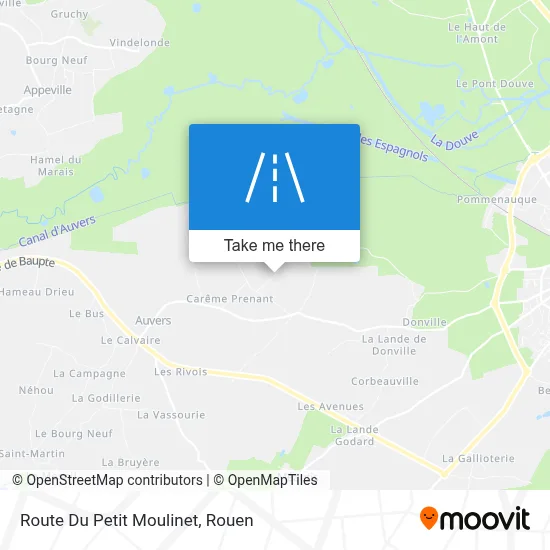 Route Du Petit Moulinet map