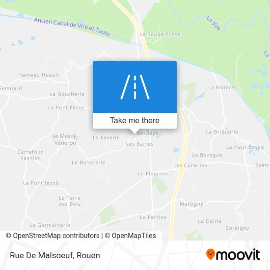 Rue De Malsoeuf map