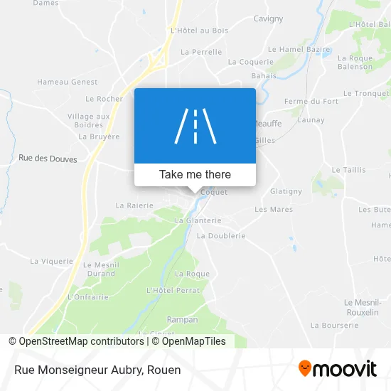 Rue Monseigneur Aubry map