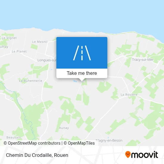 Chemin Du Crodaille map