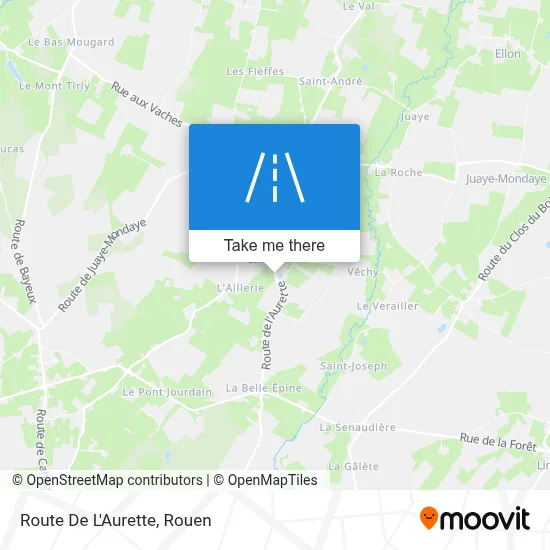 Route De L'Aurette map