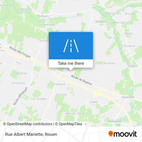 Rue Albert Mariette map