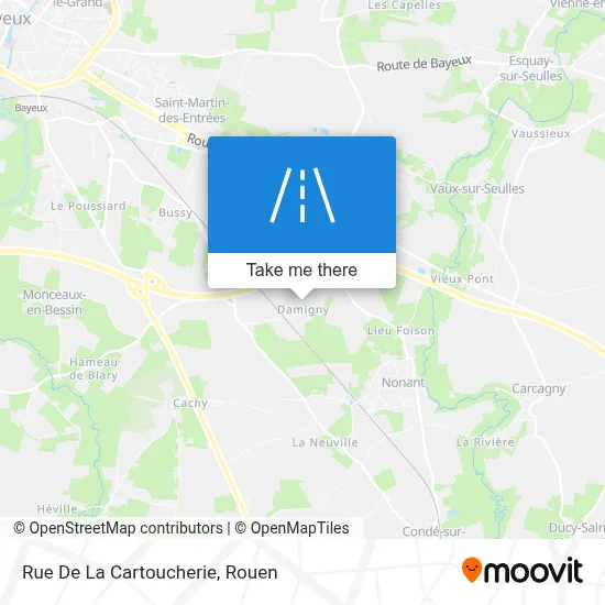 Mapa Rue De La Cartoucherie