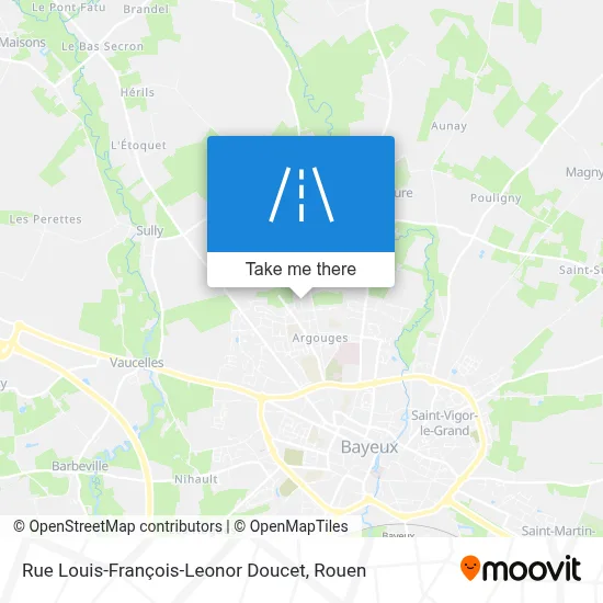 Rue Louis-François-Leonor Doucet map