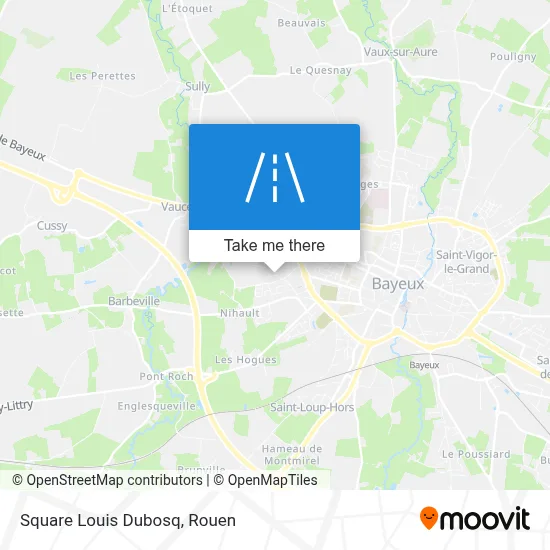 Square Louis Dubosq map